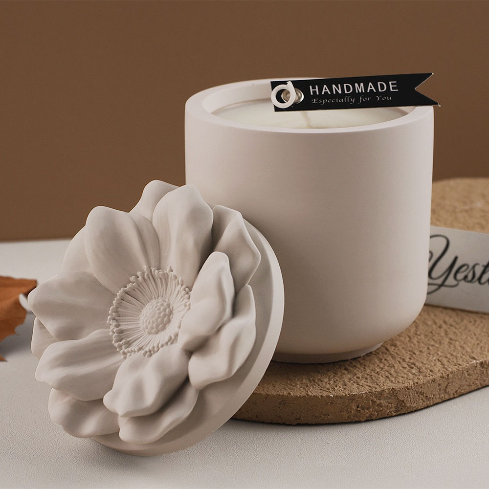Candle Making Jars - صندوق تخزين عباد الشمس قالب من