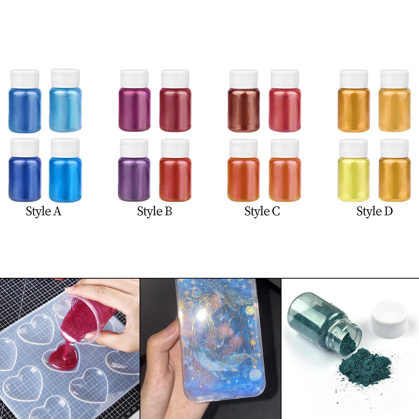 Candle Making Bath - 4 قطع من مسحوق الميكا اللؤلؤي،