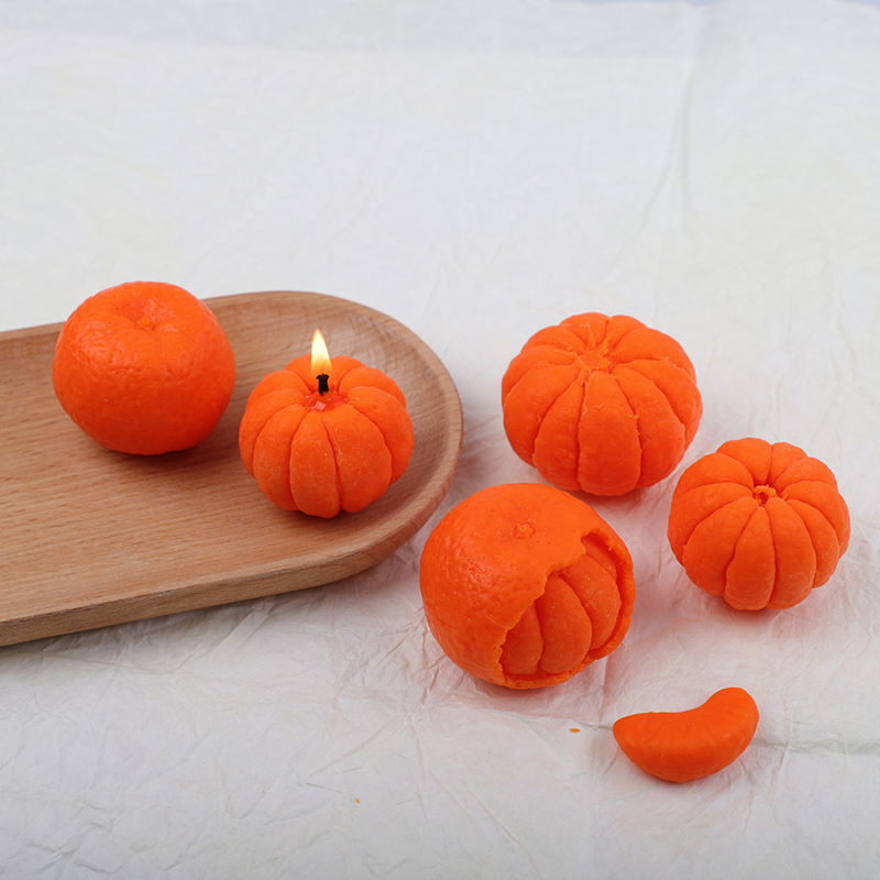 Candle Making Bath - ثلاثية الأبعاد قالب شمع برتقالي قوالب