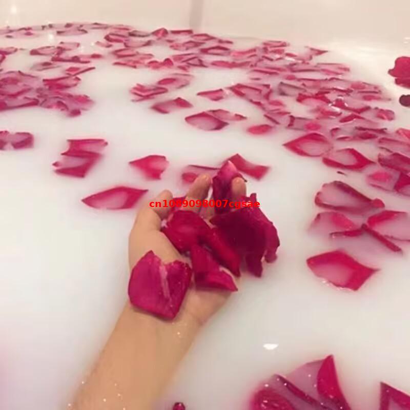 Candle Making Bath - بتلات ورد طبيعية عالية الجودة، زهور