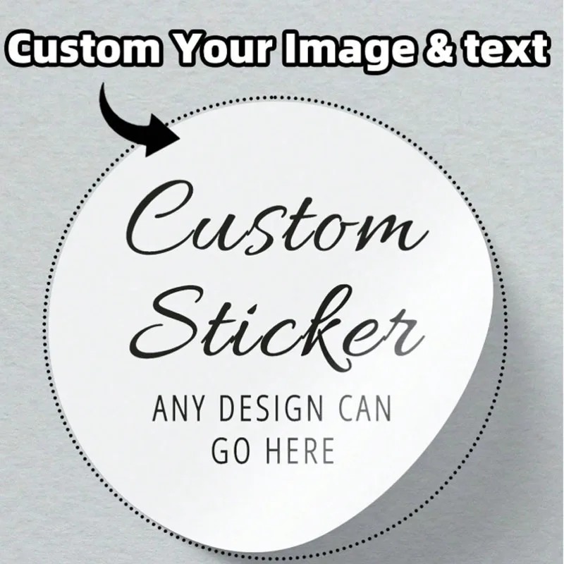 ملصقات دائرية مخصصة، ملصقات شخ - مراجعة Label Sticker Round وسعره