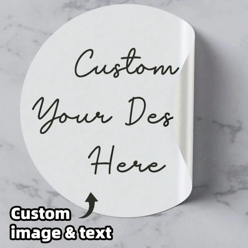 ملصقات دائرية مخصصة، ملصقات شخ - مراجعة Label Sticker Round وسعره