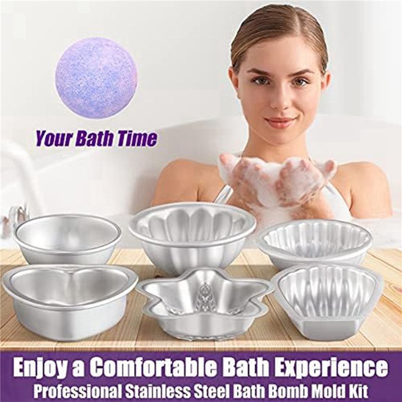 ABKS-24 قطعة، 6 أشكال، قوالب ض - مراجعة Candle Making Bath وسعره