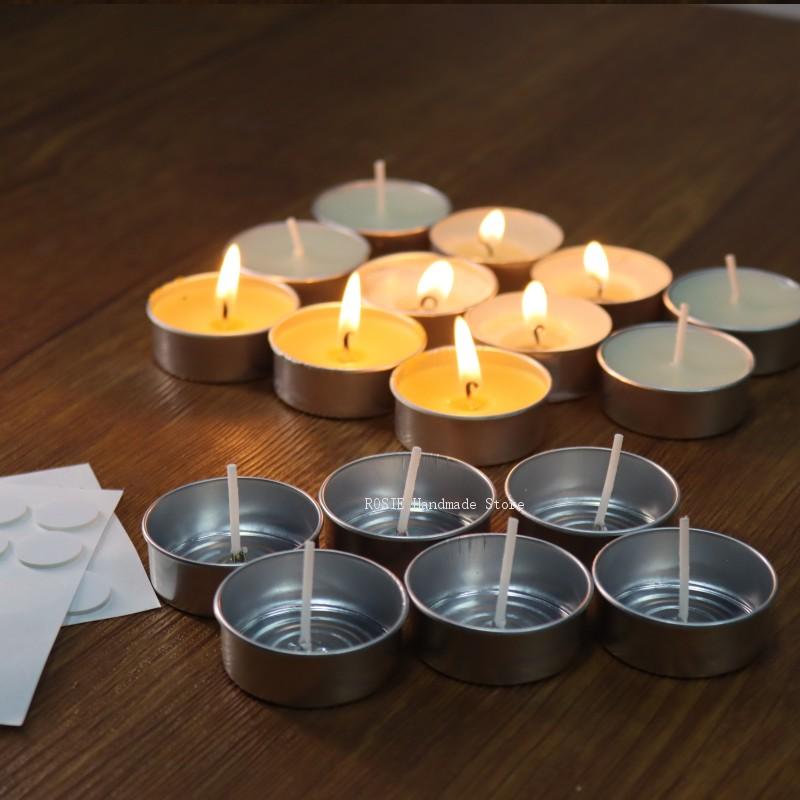 علبة شمع شاي دائرية من الألومن - مراجعة Candle Making Jars وسعره