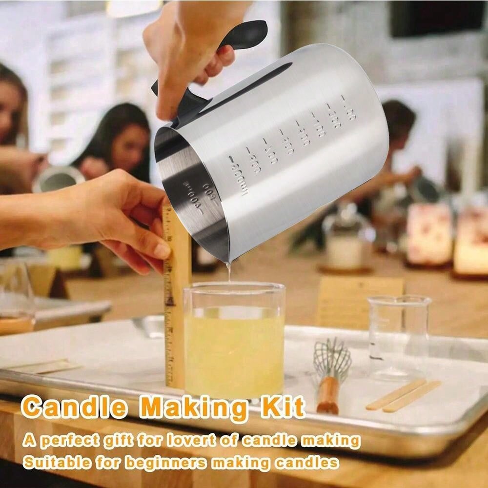 وعاء صب الشموع مع لوحة تسخين ك - مراجعة Candle Making Jars وسعره