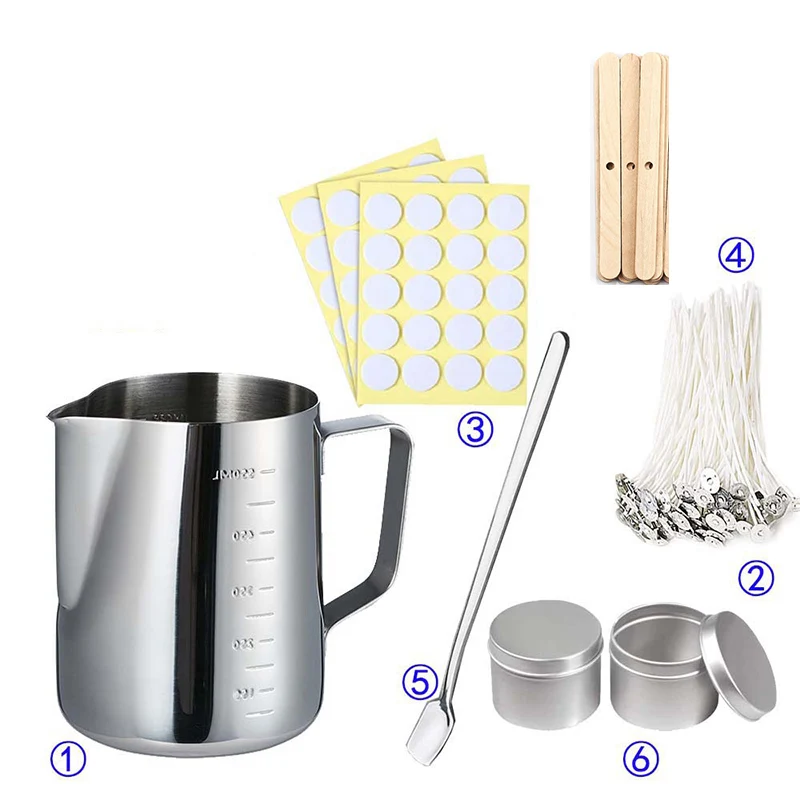مجموعة مستلزمات صناعة الشموع D - مراجعة Candle Making Jars وسعره