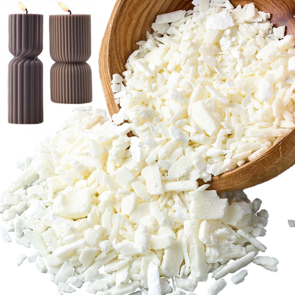 1 جنيه شمع الصويا الأبيض النقي - مراجعة Candle Making Set وسعره