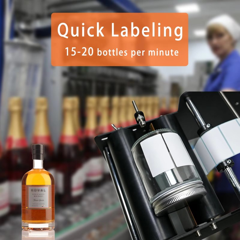 آلة وضع الملصقات اليدوية للزجا - مراجعة Label Sticker Round وسعره