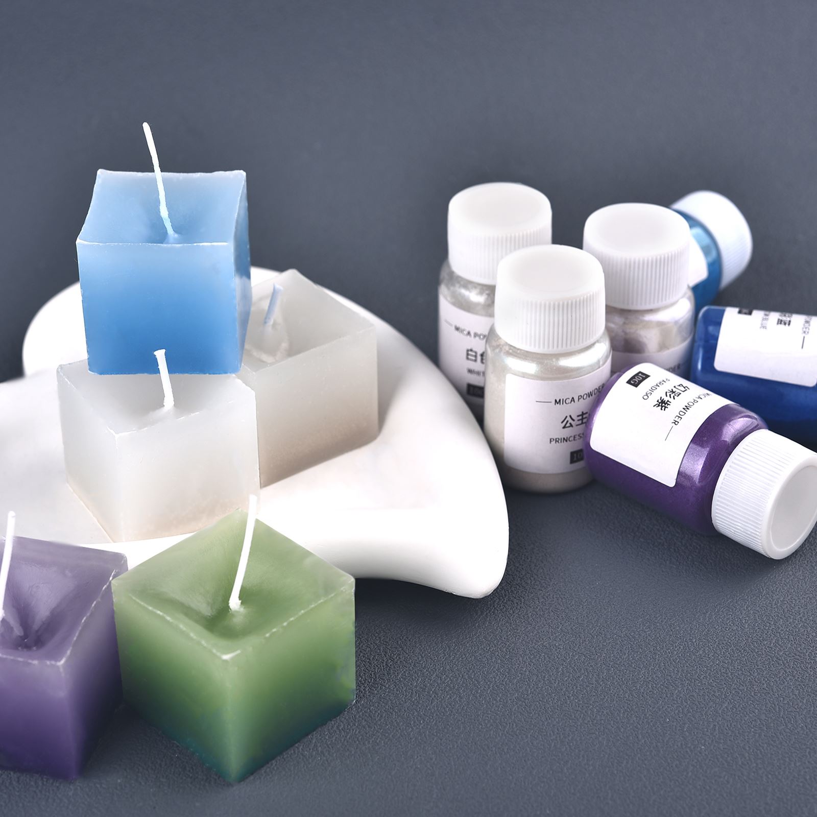 عامل تلوين الشموع ، مسحوق المي - مراجعة Candle Making Supplies وسعره