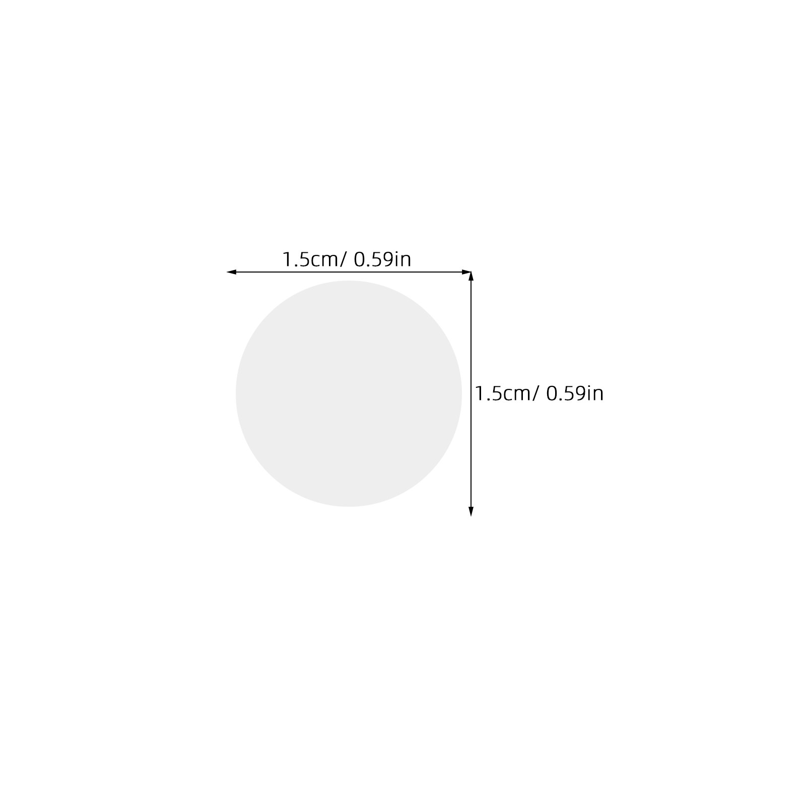 5000 قطعة من ملصقات الختم الشف - مراجعة Label Sticker Round وسعره