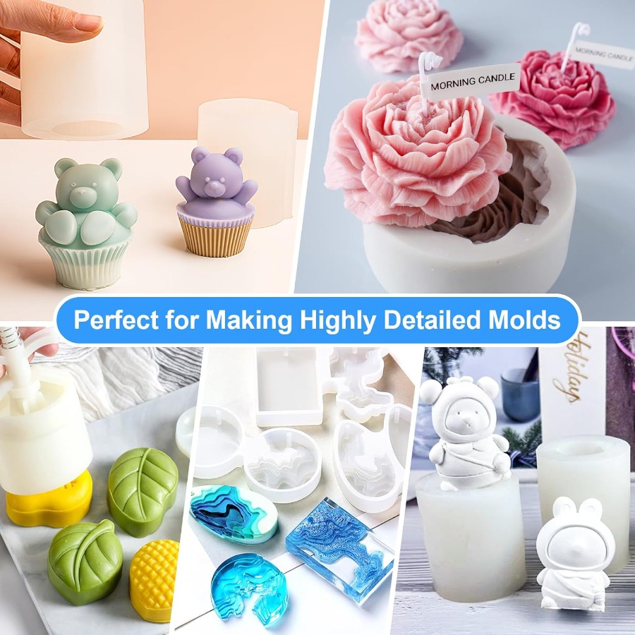طقم صنع قوالب السيليكون، سائل  - مراجعة Candle Making Set وسعره
